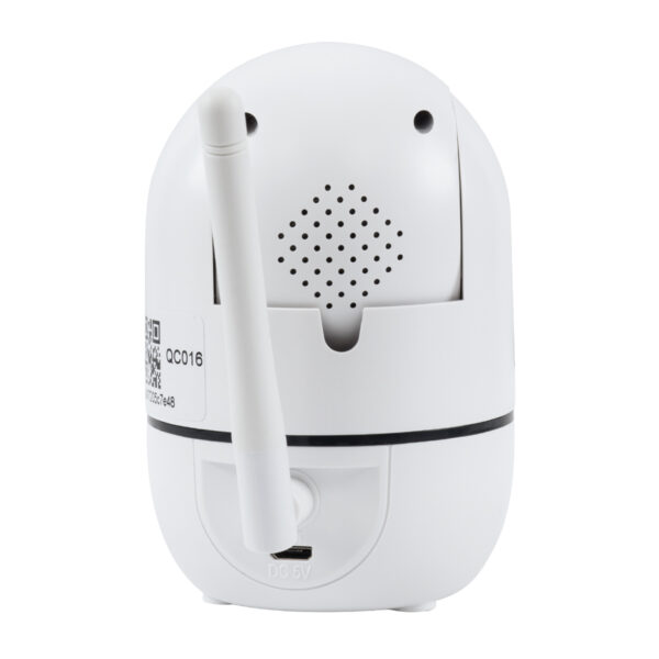 GloboStar® 76078 Table Camera WiFi HD 1080P 3MP 350° Two Way Audio & Motion Detection – Night Vision – Επιτραπέζια Κάμερα WiFi HD 1080P 350° Διπλή Κατέυθυνση Ομιλίας με Ανιχνευτή Κίνησης – Following Face Auto Tracking – Λευκό