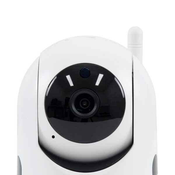 GloboStar® 76078 Table Camera WiFi HD 1080P 3MP 350° Two Way Audio & Motion Detection – Night Vision – Επιτραπέζια Κάμερα WiFi HD 1080P 350° Διπλή Κατέυθυνση Ομιλίας με Ανιχνευτή Κίνησης – Following Face Auto Tracking – Λευκό