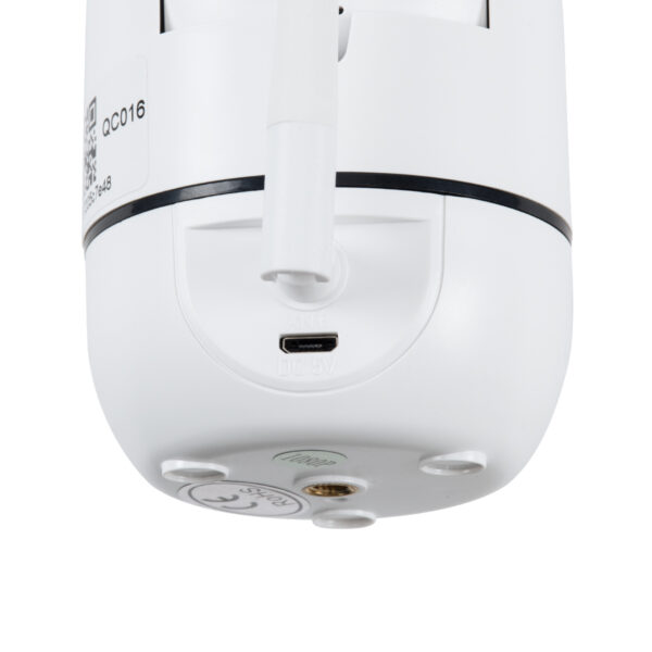 GloboStar® 76078 Table Camera WiFi HD 1080P 3MP 350° Two Way Audio & Motion Detection – Night Vision – Επιτραπέζια Κάμερα WiFi HD 1080P 350° Διπλή Κατέυθυνση Ομιλίας με Ανιχνευτή Κίνησης – Following Face Auto Tracking – Λευκό