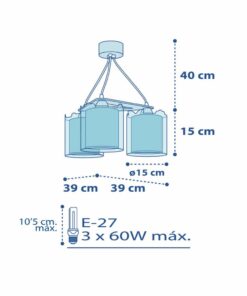 My Little Jungle κρεμαστό τρίφωτο οροφής Ango – 76114