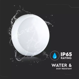 LED ηλιακή πλαφονιέρα/απλίκα 15W στρογγυλή, 3 σε 1 φωτισμός CCT με λευκό σώμα και χειριστήριο V-TAC – 7613