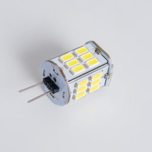 GloboStar® 76135 Λάμπα LED G4 SMD 5630 6W 720lm 320° DC 12-24V IP20 Φ1.9 x Υ3.7cm Ψυχρό Λευκό 6000K Dimmable – 2 Χρόνια Εγγύηση