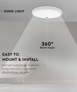 LED πλαφονιέρα 18W Στρογγυλή σε Λευκό Σώμα Ψυχρό 6400K IP44 V-TAC – 7617