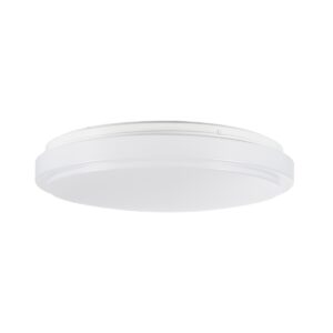 GloboStar® SENSORANO 60995 Πλαφονιέρα Οροφής LED 30W 3000lm 120° AC 220-240V με Ενσωματωμένο Σύστημα Ρυθμιζόμενου Microwave Αισθητήρα Κίνησης – Αδιάβροχη IP54 Φ38 x Υ5.3cm Φυσικό Λευκό 4500K – Λευκό – Bridgelux Chips – 3 Years Warranty