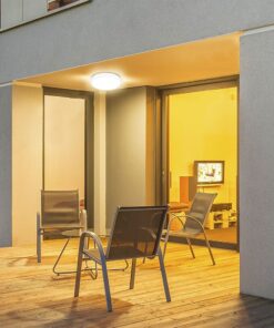 LED Πλαφονιέρα Στρογγυλή 24W V-TAC σε Λευκό Σώμα IP44 Θερμό 3000K – 7618