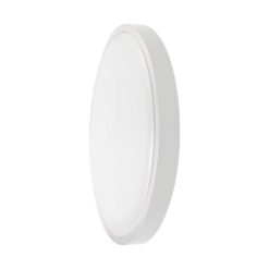LED Πλαφονιέρα Στρογγυλή 24W V-TAC σε Λευκό Σώμα IP44 Θερμό 3000K – 7618