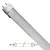 GloboStar® 76183 Λάμπα LED Τύπου Φθορίου T8 Αλουμινίου Τροφοδοσίας Δύο Άκρων 90cm 15W 230V 1300lm 180° με Καθαρό Κάλυμμα Θερμό Λευκό 3000K