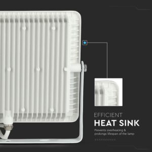 LED Προβολέας 50W V-TAC PRO Samsung Chip Λευκός 100° 5750lm Αδιάβροχος IP65 Φυσικό  4000K – 21762