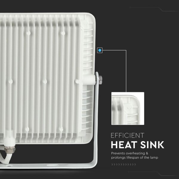 LED Προβολέας 50W V-TAC PRO Samsung Chip Λευκός 100° 5750lm Αδιάβροχος IP65 Φυσικό  4000K – 21762