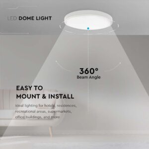 LED Πλαφονιέρα Στρογγυλή 30W V-TAC σε Λευκό Σώμα IP44 Θερμό 3000K – 7621