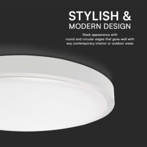 Φωτιστικό Οροφής LED 36W 4000K IP44 Λευκού Χρώματος  V-TAC – 76221VT
