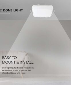 Πλαφονιέρα Οροφής LED 18W SMD 3000K IP44 Λευκού Χρώματος V-TAC – 76241