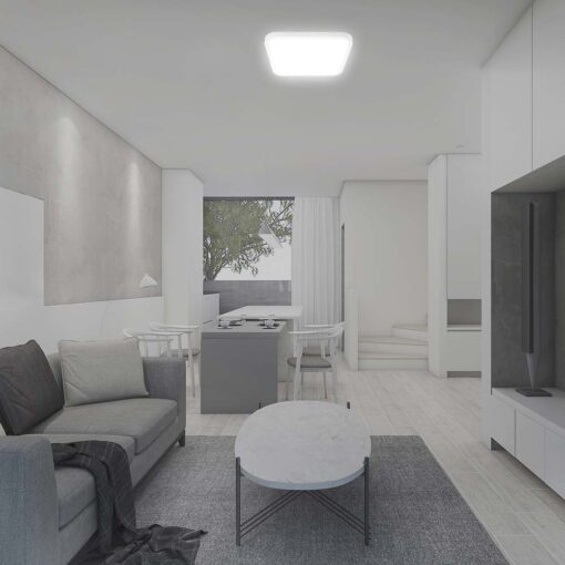 Πλαφονιέρα Οροφής LED 18W 4000K IP44 Λευκού Χρώματος  V-TAC – 76251
