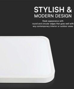 Πλαφονιέρα Οροφής LED 18W 4000K IP44 Λευκού Χρώματος V-TAC – 76251