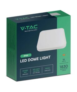 Πλαφονιέρα Οροφής LED 24W SMD 4000K IP44 Λευκού Χρώματος V-TAC – 76281