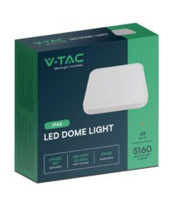 Πλαφονιέρα Οροφής LED 48W 6500K IP44 Λευκού Χρώματος V-TAC – 76321