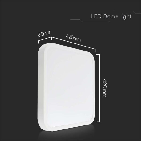 Πλαφονιέρα Οροφής LED 48W 6500K IP44 Λευκού Χρώματος V-TAC – 76321