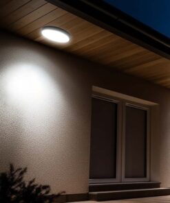 Πλαφονιέρα Οροφής LED 24W 6500K IP44 Μαύρου Χρώματος V-TAC – 76381