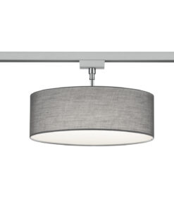 Φωτιστικό Οροφής Trio Lighting   2xE27 Γκρι Υφασμάτινο    76390211