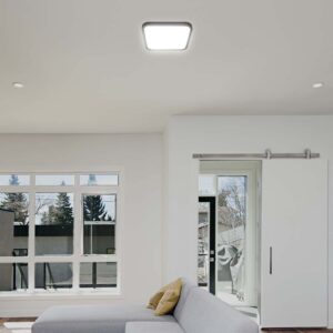 Πλαφονιέρα Οροφής LED 18W 4000K IP44 Μαύρου Χρώματος  V-TAC – 76431
