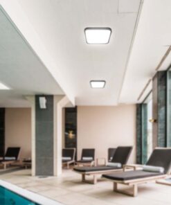 Πλαφονιέρα Οροφής LED 18W SMD 6500K IP44 Μαύρου Χρώματος V-TAC – 76441