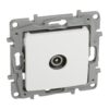 Πρίζα TV Διέλευσης Λευκή Legrand Niloe – 764552