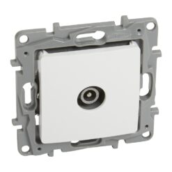 Πρίζα TV Διέλευσης Λευκή Legrand Niloe – 764552
