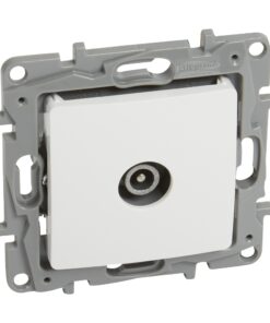 Πρίζα TV Διέλευσης Λευκή Legrand Niloe – 764552