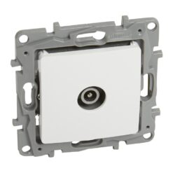 Πρίζα TV Τερματική Λευκή Legrand Niloe – 764555