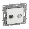 Πρίζα TV-SAT Τερματική Λευκή Legrand Niloe – 764558