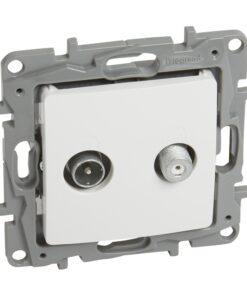 Πρίζα TV-SAT Τερματική Λευκή Legrand Niloe – 764558