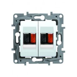 Πρίζα Διπλή Ηχείων Λευκή Legrand Niloe – 764581