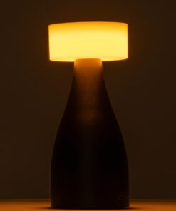 GloboStar® DOLLY 76466 Μοντέρνο Επιτραπέζιο Φωτιστικό Πορτατίφ LED 1.5W 105lm 120° DC 5V Επαναφορτιζόμενο με Μπαταρία Li-ion 1800mAh – Διακόπτη Αφής με 3 Εναλλαγές Φωτισμού CCT Θερμό – Φυσικό – Ψυχρό 1500K – 4500K – 6000K Dimmable – D9 x 21cm – Λευκό