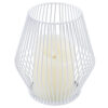 GloboStar® CANDLE 76488 Διακοσμητικό Realistic Κερί με LED Εφέ Κινούμενης Φλόγας – Μπαταρίας 2 x AA (Δεν Συμπεριλαμβάνονται) & Ασύρματο Χειριστήριο IR Θερμό Λευκό 2700K Dimmable Λευκό Φ14 x Υ16cm