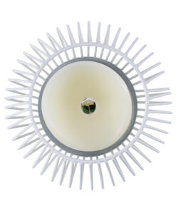 GloboStar® CANDLE 76488 Διακοσμητικό Realistic Κερί με LED Εφέ Κινούμενης Φλόγας – Μπαταρίας 2 x AA (Δεν Συμπεριλαμβάνονται) & Ασύρματο Χειριστήριο IR Θερμό Λευκό 2700K Dimmable Λευκό Φ14 x Υ16cm