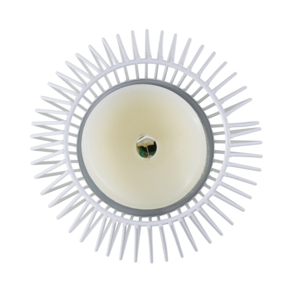 GloboStar® CANDLE 76488 Διακοσμητικό Realistic Κερί με LED Εφέ Κινούμενης Φλόγας – Μπαταρίας 2 x AA (Δεν Συμπεριλαμβάνονται) & Ασύρματο Χειριστήριο IR Θερμό Λευκό 2700K Dimmable Λευκό Φ14 x Υ16cm