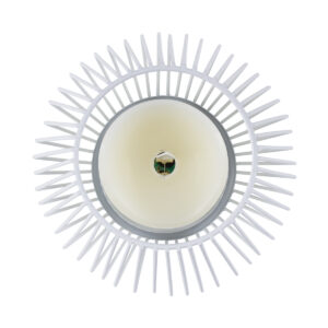 GloboStar® CANDLE 76489 Διακοσμητικό Realistic Κερί με LED Εφέ Κινούμενης Φλόγας – Μπαταρίας 2 x AA (Δεν Συμπεριλαμβάνονται) & Ασύρματο Χειριστήριο IR Θερμό Λευκό 2700K Dimmable Λευκό Φ16 x Υ18cm