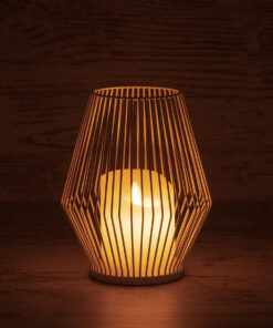 GloboStar® CANDLE 76489 Διακοσμητικό Realistic Κερί με LED Εφέ Κινούμενης Φλόγας – Μπαταρίας 2 x AA (Δεν Συμπεριλαμβάνονται) & Ασύρματο Χειριστήριο IR Θερμό Λευκό 2700K Dimmable Λευκό Φ16 x Υ18cm