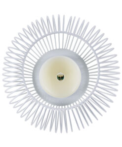 GloboStar® CANDLE 76492 Διακοσμητικό Realistic Κερί με LED Εφέ Κινούμενης Φλόγας – Μπαταρίας 2 x AA (Δεν Συμπεριλαμβάνονται) & Ασύρματο Χειριστήριο IR Θερμό Λευκό 2700K Dimmable Λευκό Φ19 x Υ24cm