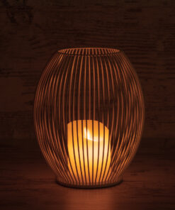 GloboStar® CANDLE 76492 Διακοσμητικό Realistic Κερί με LED Εφέ Κινούμενης Φλόγας – Μπαταρίας 2 x AA (Δεν Συμπεριλαμβάνονται) & Ασύρματο Χειριστήριο IR Θερμό Λευκό 2700K Dimmable Λευκό Φ19 x Υ24cm