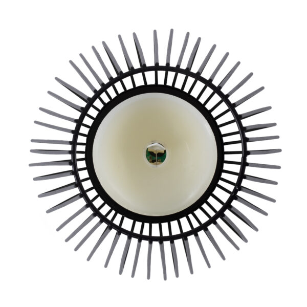 GloboStar® CANDLE 76494 Διακοσμητικό Realistic Κερί με LED Εφέ Κινούμενης Φλόγας – Μπαταρίας 2 x AA (Δεν Συμπεριλαμβάνονται) & Ασύρματο Χειριστήριο IR Θερμό Λευκό 2700K Dimmable Μαύρο Φ16 x Υ18cm