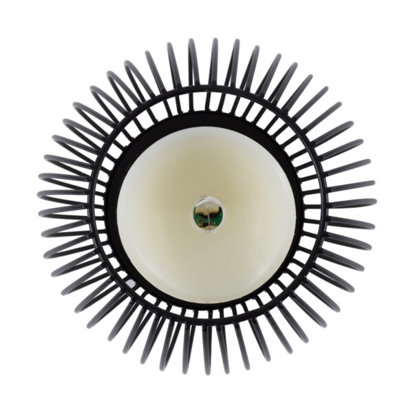 GloboStar® CANDLE 76495 Διακοσμητικό Realistic Κερί με LED Εφέ Κινούμενης Φλόγας – Μπαταρίας 2 x AA (Δεν Συμπεριλαμβάνονται) & Ασύρματο Χειριστήριο IR Θερμό Λευκό 2700K Dimmable Μαύρο Φ14 x Υ16cm