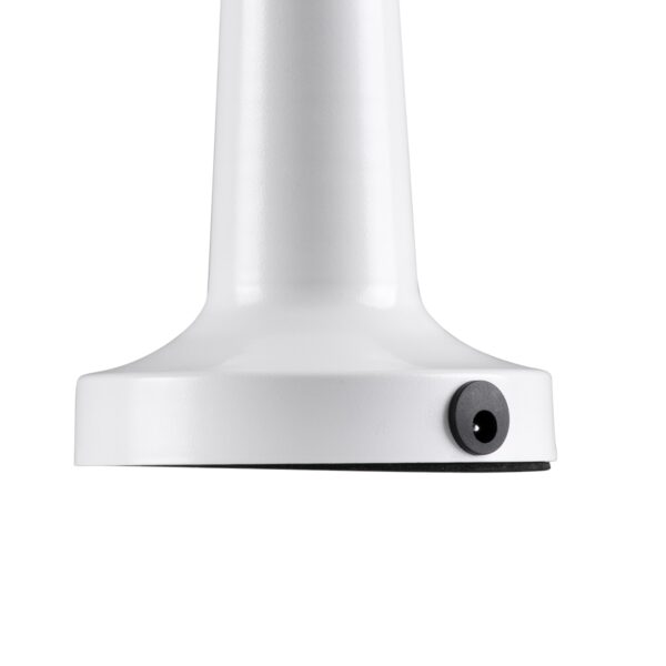 GloboStar® COCO 76508 Μοντέρνο Επιτραπέζιο Φωτιστικό Πορτατίφ LED 1.5W 105lm 120° DC 5V Επαναφορτιζόμενο με Μπαταρία 1800mAh – Διακόπτη Αφής με 3 Εντάσεις Φωτισμού Θερμό Λευκό 2700K Dimmable – Φ10 x 22cm – Λευκό
