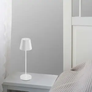 LED φωτιστικό γραφείου 2W επαναφορτιζόμενο 3000Κ με λευκό σώμα dimmable V-TAC – 7651