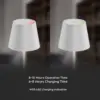 LED φωτιστικό γραφείου 2W επαναφορτιζόμενο 3000Κ με λευκό σώμα dimmable V-TAC – 7651