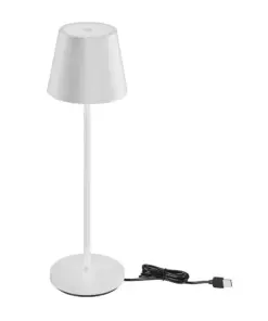 LED φωτιστικό γραφείου 2W επαναφορτιζόμενο 3000Κ με λευκό σώμα dimmable V-TAC – 7651