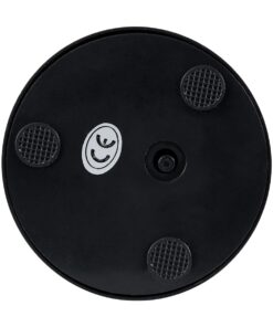 GloboStar® JOJO 76520 Μοντέρνο Επιτραπέζιο Φωτιστικό Πορτατίφ LED 1.5W 105lm 120° DC 5V Επαναφορτιζόμενο με Μπαταρία Li-ion 1800mAh – Διακόπτη Αφής με 3 Εναλλαγές Φωτισμού CCT Θερμό – Φυσικό – Ψυχρό 1500K – 4500K – 6000K Dimmable – D8 x H34cm – Μαύρο