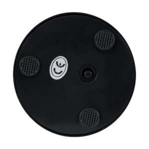 GloboStar® JOJO 76520 Μοντέρνο Επιτραπέζιο Φωτιστικό Πορτατίφ LED 1.5W 105lm 120° DC 5V Επαναφορτιζόμενο με Μπαταρία Li-ion 1800mAh – Διακόπτη Αφής με 3 Εναλλαγές Φωτισμού CCT Θερμό – Φυσικό – Ψυχρό 1500K – 4500K – 6000K Dimmable – D8 x H34cm – Μαύρο