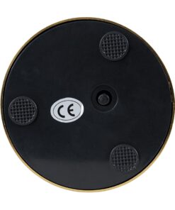 GloboStar® JOJO 76523 Μοντέρνο Επιτραπέζιο Φωτιστικό Πορτατίφ LED 1.5W 105lm 120° DC 5V Επαναφορτιζόμενο με Μπαταρία Li-ion 1800mAh – Διακόπτη Αφής με 3 Εναλλαγές Φωτισμού CCT Θερμό – Φυσικό – Ψυχρό 1500K – 4500K – 6000K Dimmable – D8 x H34cm – Χρυσό