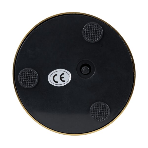 GloboStar® JOJO 76523 Μοντέρνο Επιτραπέζιο Φωτιστικό Πορτατίφ LED 1.5W 105lm 120° DC 5V Επαναφορτιζόμενο με Μπαταρία Li-ion 1800mAh – Διακόπτη Αφής με 3 Εναλλαγές Φωτισμού CCT Θερμό – Φυσικό – Ψυχρό 1500K – 4500K – 6000K Dimmable – D8 x H34cm – Χρυσό